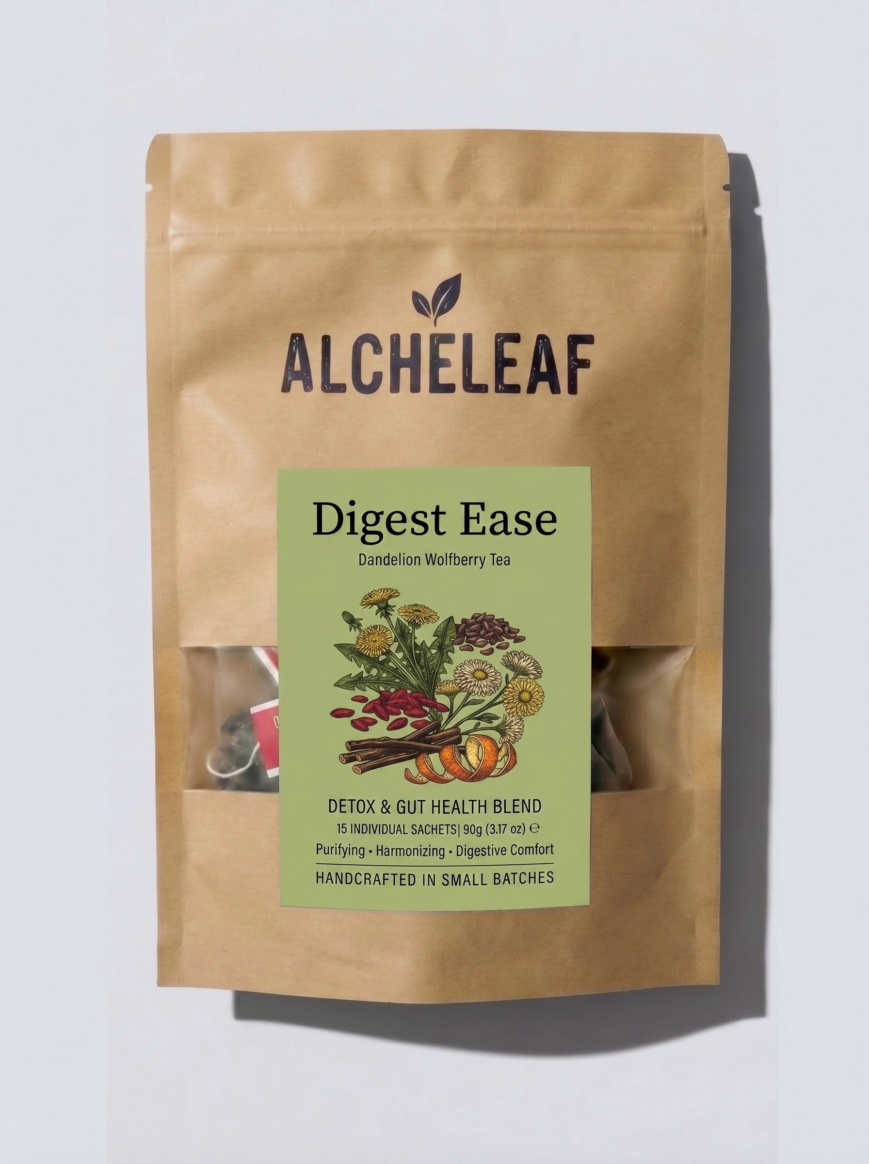 6-Herb Botanical Blend - Dandelion Goji Berry Herbal Tea