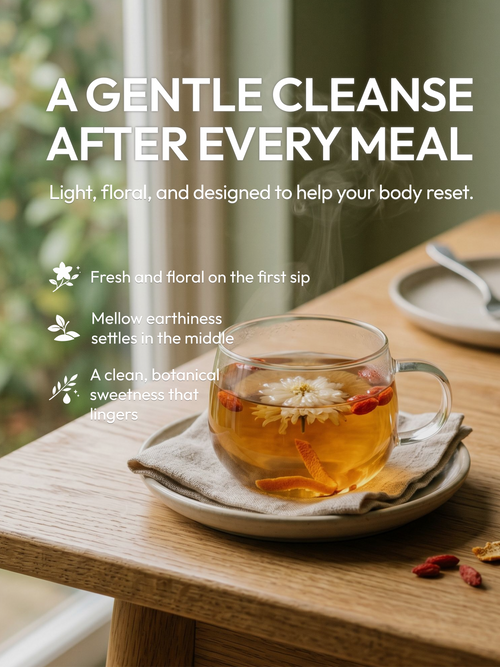 Dandelion Wolfberry Tea for Digestive Support - Alcheleaf