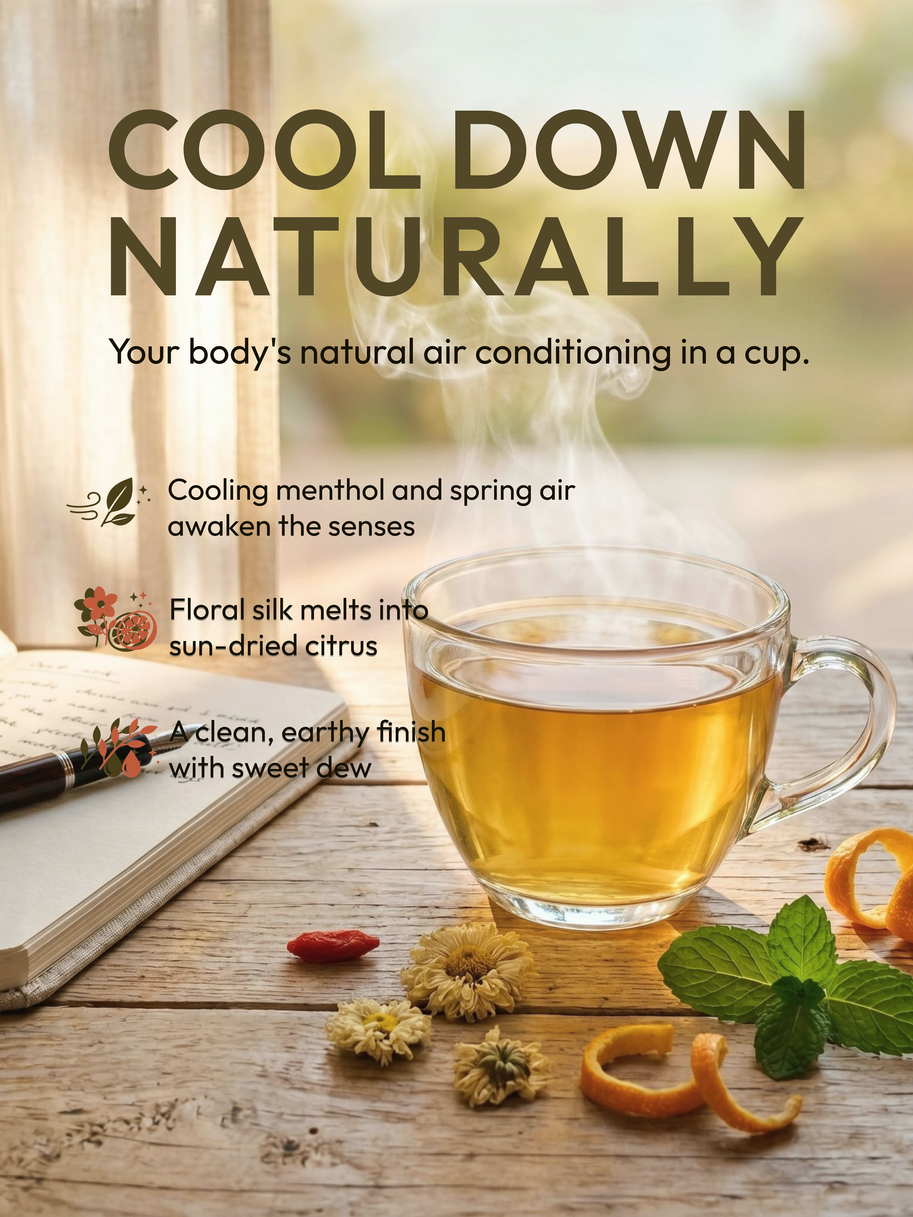 Mint Chrysanthemum Tea for Eye Strain and Screen Fatigue - Alcheleaf